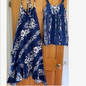Mommy and me Hawaiian dresses